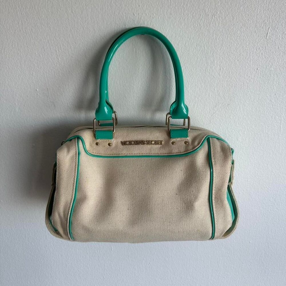 Victoria's secret Women's Cream and Tan Bag